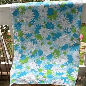 Vintage 1960 Cannon Monticello Blossom Festival Flat Sheet